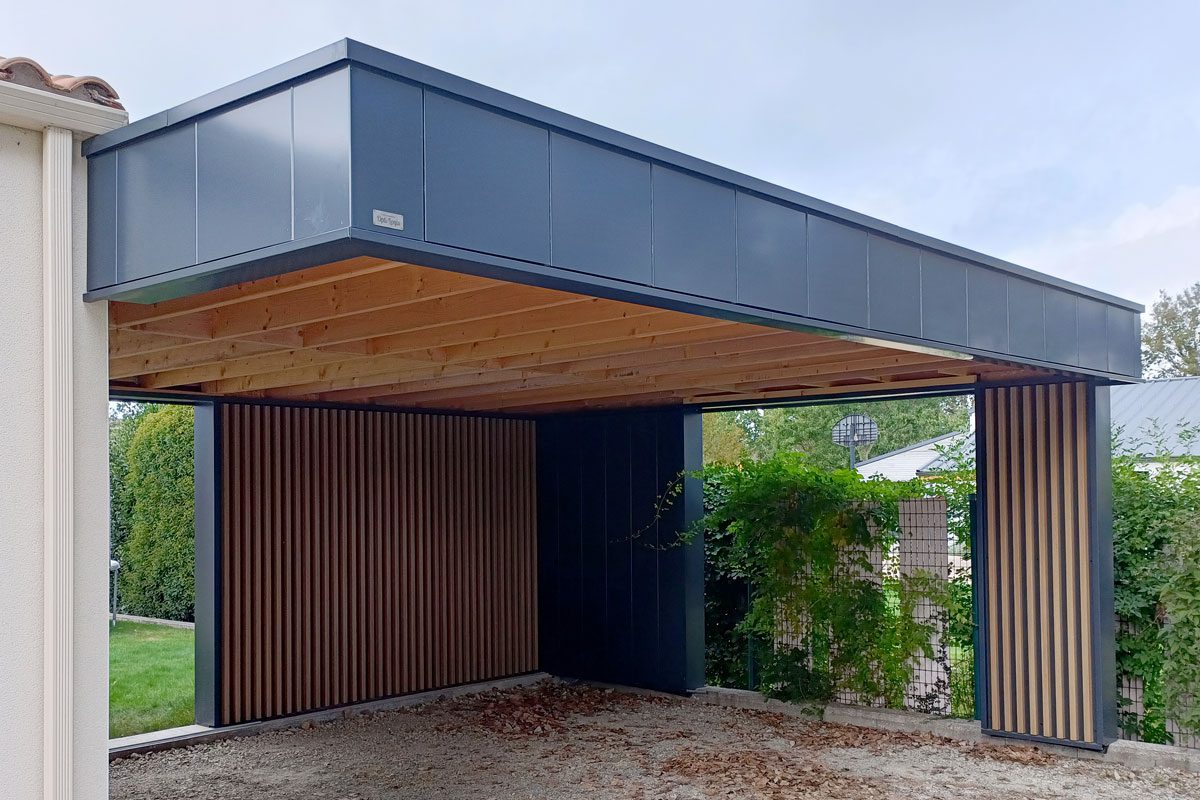 Carport-opti-logis - construction bois